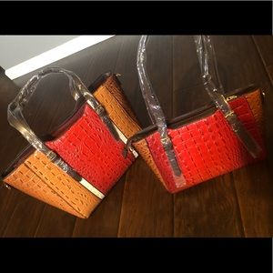 Diophy large carry-all tote with medium bag & strap ❤️